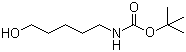 structure of CAS# 75178-90-4, tert-Butyl (5-hydroxypentyl)carbamate;1-(tert-Butoxycarbonylamino)-5-pentanol; 5-(Boc-amino)pentan-1-ol; 5-(N-tert-Butoxycarbonyl)amino-1-pentanol; 5-(tert-Butoxycarbonyl)amino-1-pentanol; 5-[[(t-Butyloxy)carbonyl]amino]pentanol; N-(tert-Butoxycarbonyl)-5-aminopentanol