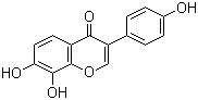 7,8-二羟基-3-(4-羟基苯基)苯并吡喃-4-酮分子结构 (CAS 75187-63-2)