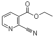Ethyl 2-cyanonicotinate molecular structure (CAS 75358-90-6)