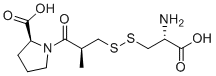 卡托普利-半胱氨酸二硫醚分子结构 (CAS 75479-46-8)