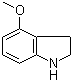 4-Methoxy-2,3-dihydro-1H-indole molecular structure (CAS 7555-94-4)