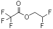 结构式 CAS# 7556-84-5, 2,2-二氟乙基三氟乙酸酯