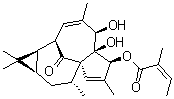 20-Deoxyingenol 3-angelate molecular structure (CAS 75567-38-3)