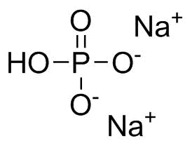 磷酸氢二钠分子结构 (CAS 7558-79-4)
