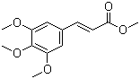 结构式 CAS# 7560-49-8, 3,4,5-三甲氧基肉桂酸甲酯