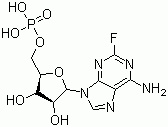Fludarabine phosphate molecular structure (CAS 75607-67-9)