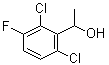 1-(2,6-二氯-3-氟苯基)乙醇分子结构 (CAS 756520-66-8)