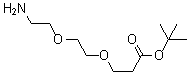 3-[2-(2-氨基乙氧基)乙氧基]丙酸叔丁酯分子结构 (CAS 756525-95-8)