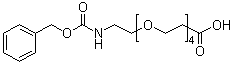 5,8,11,14-四氧杂-2-氮杂十七烷二酸 1-苄酯分子结构 (CAS 756526-00-8)
