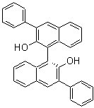 结构式 CAS# 75684-93-4, (R)-3,3'-二苯基[1,1'-联萘]-2,2'-二醇