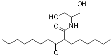 2-Hexyl-N-[2-hydroxy-1-(hydroxymethyl)ethyl]-3-oxodecanamide molecular structure (CAS 756875-51-1)