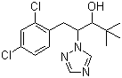 苄氯三唑醇分子结构 (CAS 75736-33-3)