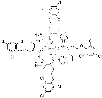 Prochloraz manganese molecular structure (CAS 75747-77-2)