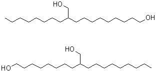 9(or 10)-(Hydroxymethyl)-1-octadecanol molecular structure (CAS 75801-91-1)