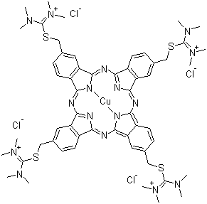 结构式 CAS# 75881-23-1, 阿尔新兰 8GX; 阿利新蓝 8GX