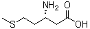 (3R)-3-Amino-5-(methylthio)pentanoic acid molecular structure (CAS 75946-25-7)