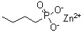 丁基膦酸锌分子结构 (CAS 7598-57-4)