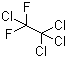 1,1,1,2-Tetrachloro-2,2-difluoroethane molecular structure (CAS 76-11-9)