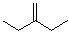 structure of CAS# 760-21-4, 3-Methylenepentane;1,1-Diethylethene; 1,1-Diethylethylene; 2-Ethyl-1-butene; NSC 74120