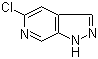 结构式 CAS# 76006-08-1, 5-氯-1H-吡唑并[3,4-c]吡啶