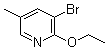 3-Bromo-2-ethoxy-5-methylpyridine molecular structure (CAS 760207-82-7)