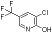 结构式 CAS# 76041-71-9, 3-氯-2-羟基-5-(三氟甲基)吡啶