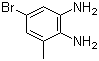 5-溴-3-甲基苯-1,2-二胺分子结构 (CAS 76153-06-5)