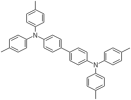 N,N,N',N'-四(4-甲苯基)-1,1'-联苯-4,4'-二胺分子结构 (CAS 76185-65-4)