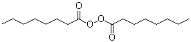 双(1-氧代辛基)过氧化物分子结构 (CAS 762-16-3)