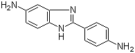 结构式 CAS# 7621-86-5, 2-(4-氨基苯基)-5-氨基苯并咪唑