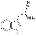 (2S)-2-氨基-3-(1H-吲哚-3-基)丙腈分子结构 (CAS 762217-05-0)