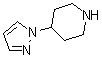 4-(1H-Pyrazol-1-yl)piperidine molecular structure (CAS 762240-09-5)