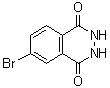 6-溴-2,3-二氢酞嗪-1,4-二酮分子结构 (CAS 76240-49-8)