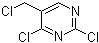 structure of CAS# 7627-38-5, 2,4-Dichloro-5-chloromethylpyrimidine
