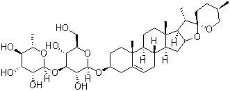 重楼皂甙 C分子结构 (CAS 76296-71-4)