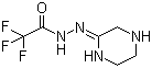 N-[(2Z)-Piperazin-2-ylidene]-2,2,2-trifluoroacetohydrazide molecular structure (CAS 763105-70-0)