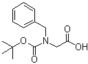 structure of CAS# 76315-01-0, N-Benzyl-N-tert-butoxycarbonylglycine;tert-Butyl N-(2-hydroxy-2-oxoethyl)-N-(phenylmethyl)carbamate