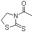 3-乙酰基-1,3-噻唑烷-2-硫酮分子结构 (CAS 76397-53-0)