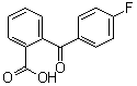结构式 CAS# 7649-92-5, 2-(4-氟苯甲酰基)苯甲酸