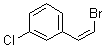 (Z)-1-(2-溴乙烯基)-3-氯苯分子结构 (CAS 76557-95-4)