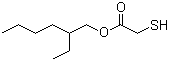 structure of CAS# 7659-86-1, 2-Ethylhexyl mercaptoacetate;Thioglycolic acid 2-ethylhexyl ester