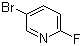 2-氟-5-溴吡啶分子结构 (CAS 766-11-0)