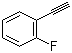 2-氟苯乙炔分子结构 (CAS 766-49-4)