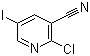 2-氯-5-碘-3-吡啶甲腈分子结构 (CAS 766515-34-8)