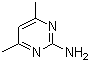 2-Amino-4,6-dimethylpyrimidine molecular structure (CAS 767-15-7)