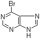6-溴嘌呤分子结构 (CAS 767-69-1)