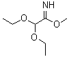 2,2-二乙氧基亚氨代乙酸甲酯分子结构 (CAS 76742-48-8)