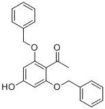 1-[4-Hydroxy-2,6-bis(phenylmethoxy)phenyl]ethanone molecular structure (CAS 76799-38-7)
