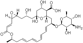 结构式 CAS# 7681-93-8, 纳他霉素; 那他霉素; 游霉素