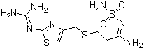 Famotidine molecular structure (CAS 76824-35-6)